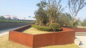 建阳耐候钢挡土墙