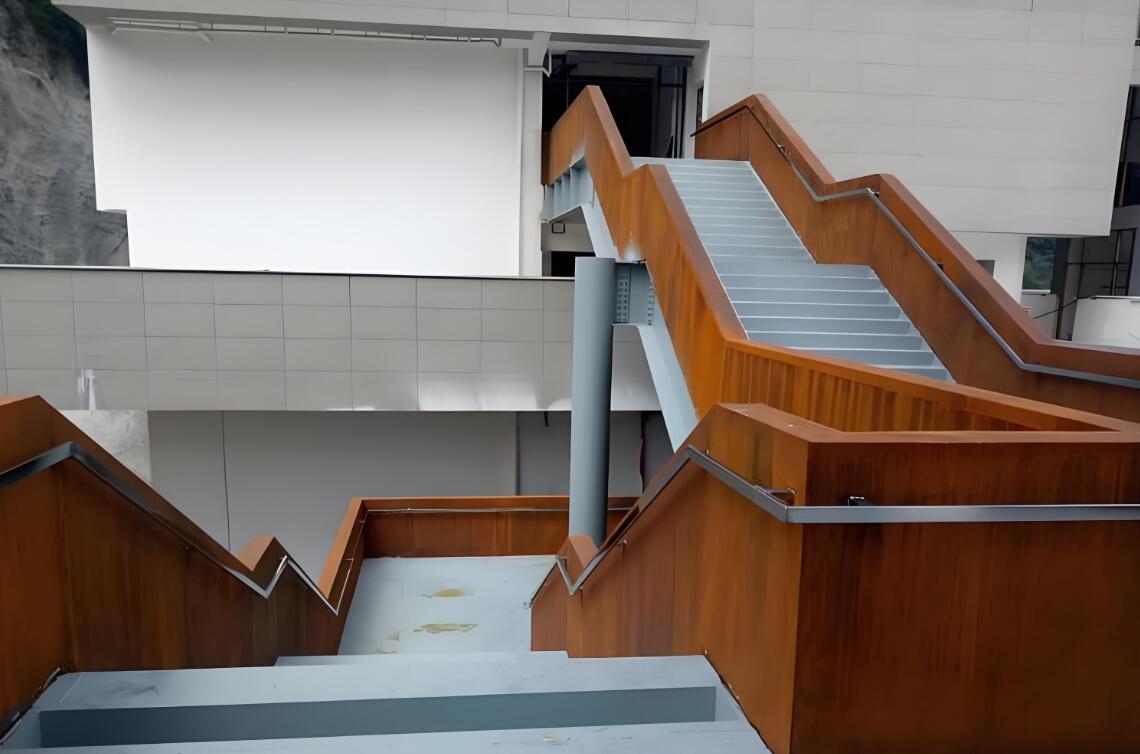 建阳耐候钢楼梯