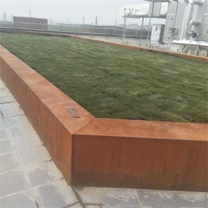 建阳耐候钢花池围边